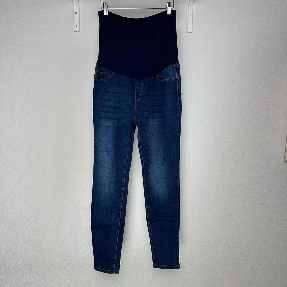 L Women's Song Maternity Jeans Pants - Blue